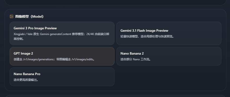 选择账户真正开通的模型